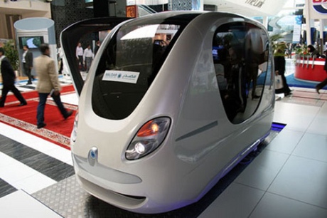 Personal Rapid Transit (PRT) prototype for the planned city of Masdar